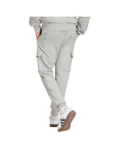 Spodnie męskie adidas essentials feelcozy cargo jasnoszare je3823