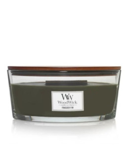 Woodwick frasier fir świeca elipsa szary 1 szt.
