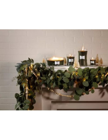 Woodwick frasier fir świeca elipsa szary 1 szt.