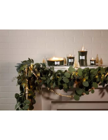 Woodwick frasier fir świeca elipsa szary 1 szt.