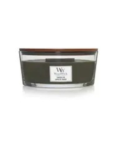 Woodwick frasier fir świeca elipsa szary 1 szt.