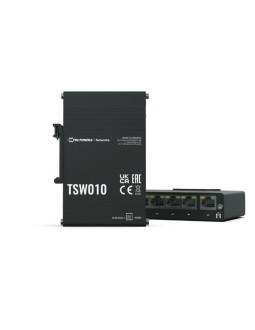 Switch teltonika tsw010 5x rj45 100mb/s poe black 2