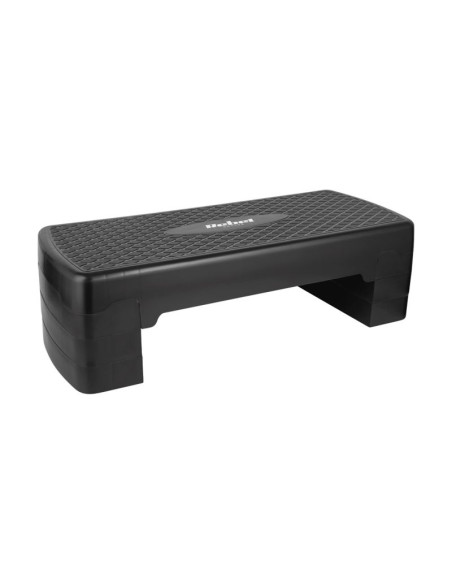 Rebel active step do aerobiku i ćwiczeń fitness, 3 stopnie, 68 cm, czarny rba-3227-bk