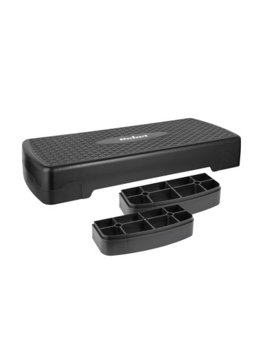 Rebel active step do aerobiku i ćwiczeń fitness, 2 stopnie, 68cm, czarny rba-3228-bk