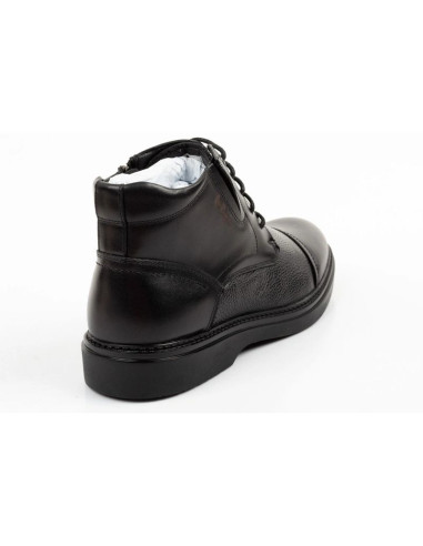 Lee cooper buty męskie eleganckie skórzane czarne trzewiki ocieplane