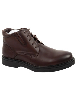 Lee cooper buty męskie eleganckie skórzane brązowe trzewiki ocieplane