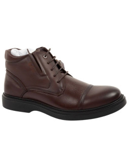 Lee cooper buty męskie eleganckie skórzane brązowe trzewiki ocieplane