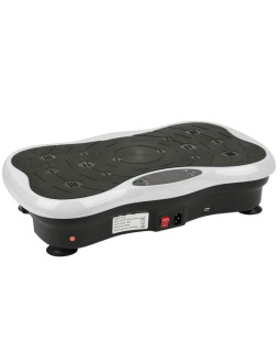 Extralink moonwalk spin move platofrma wibracyjna do cwiczen fitness 200w biala 2
