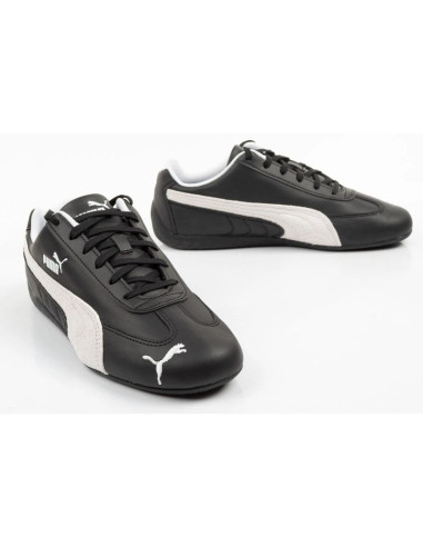 Puma buty męskie sportowe speedcat czarne skórzane modne sneakersy