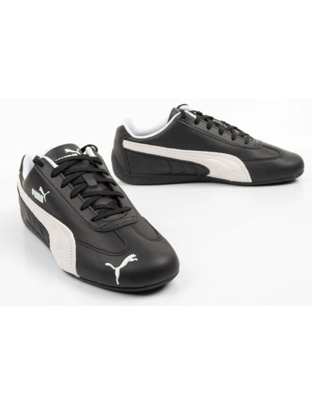 Puma buty męskie sportowe speedcat czarne skórzane modne sneakersy
