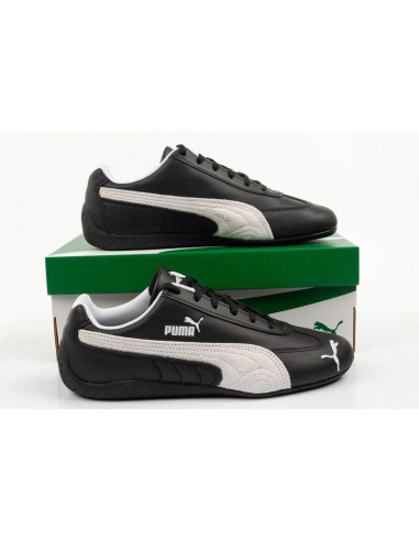 Puma buty męskie sportowe speedcat czarne skórzane modne sneakersy