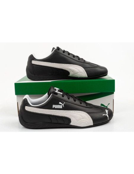 Puma buty męskie sportowe speedcat czarne skórzane modne sneakersy