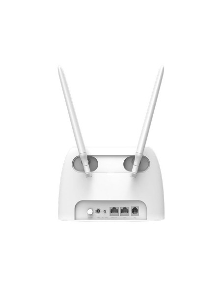 Tenda n300 router bezprzewodowy fast ethernet jedna częstotliwości (2,4 ghz) 4g biały