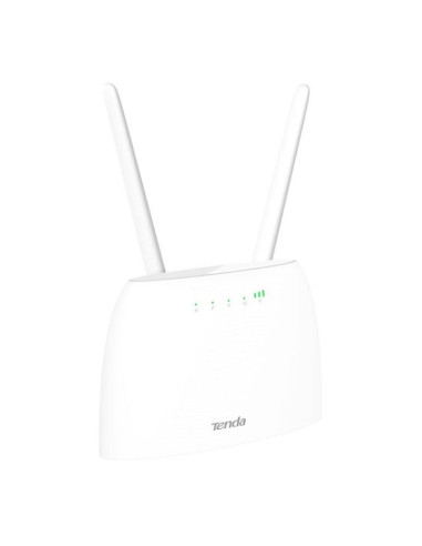 Tenda n300 router bezprzewodowy fast ethernet jedna częstotliwości (2,4 ghz) 4g biały