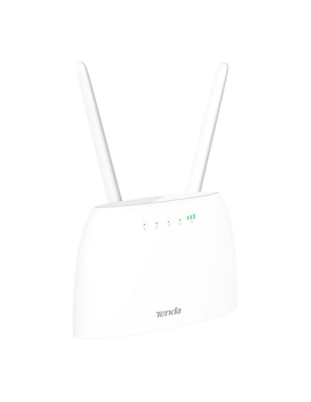 Tenda n300 router bezprzewodowy fast ethernet jedna częstotliwości (2,4 ghz) 4g biały