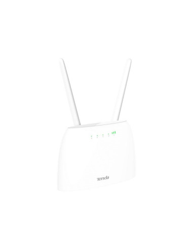 Tenda n300 router bezprzewodowy fast ethernet jedna częstotliwości (2,4 ghz) 4g biały