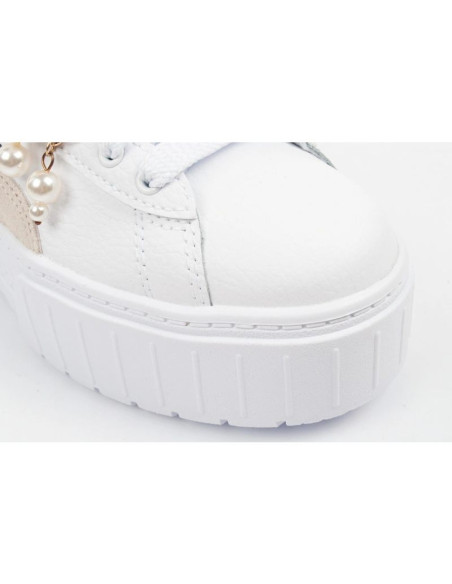 Puma buty sportowe damskie sneakersy mayze coquette białe platforma
