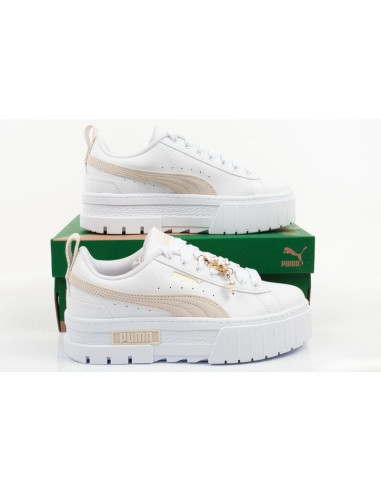 Puma buty sportowe damskie sneakersy mayze coquette białe platforma