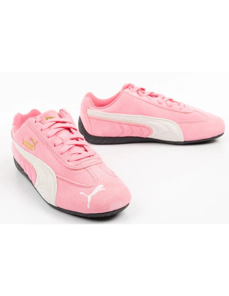 Puma buty damskie sportowe speedcat różowe skórzane modne sneakersy