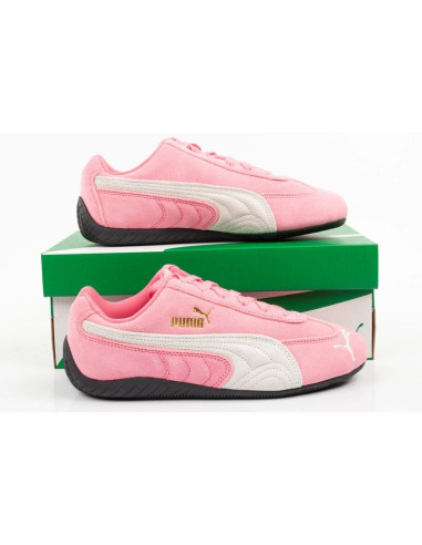 Puma buty damskie sportowe speedcat różowe skórzane modne sneakersy