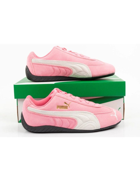 Puma buty damskie sportowe speedcat różowe skórzane modne sneakersy