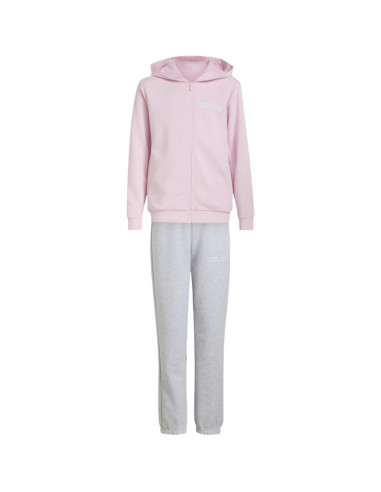 Dres dla dzieci adidas essentials różowo-szary kr6711