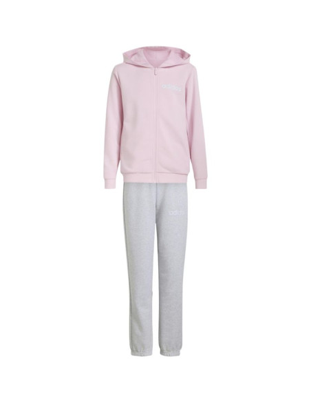 Dres dla dzieci adidas essentials różowo-szary kr6711
