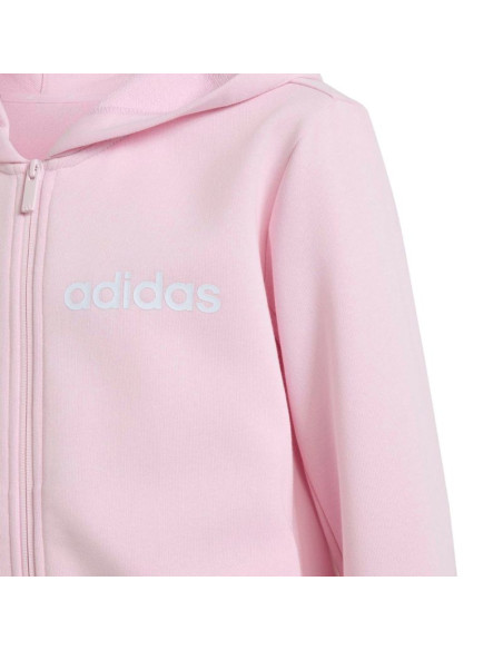 Dres dla dzieci adidas essentials różowo-szary kr6711