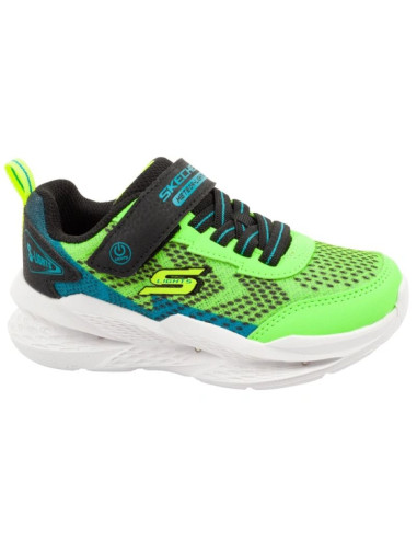 Skechers buty sportowe dziecięce meteor-lights led dla chłopca na rzep
