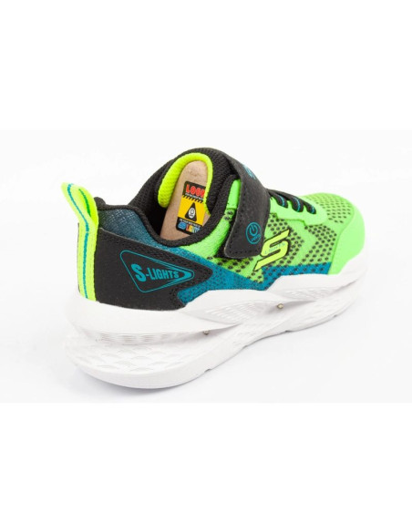 Skechers buty sportowe dziecięce meteor-lights led dla chłopca na rzep