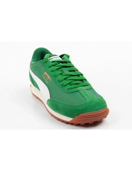 Puma buty sportowe dziecięce easy rider vintage zamszowe zielone modne