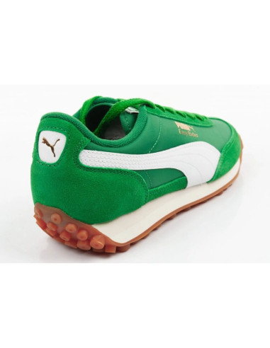 Puma buty sportowe dziecięce easy rider vintage zamszowe zielone modne