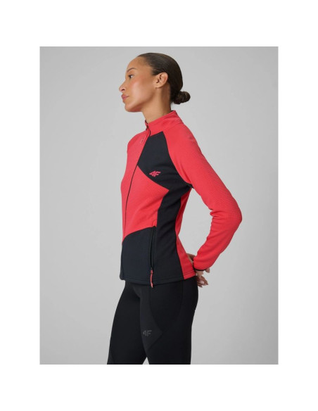 Bluza trekkingowa slim bez kaptura damska 4f 4frss26tfswf0986-20s