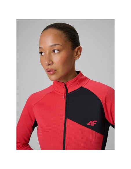 Bluza trekkingowa slim bez kaptura damska 4f 4frss26tfswf0986-20s
