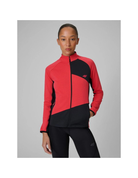 Bluza trekkingowa slim bez kaptura damska 4f 4frss26tfswf0986-20s