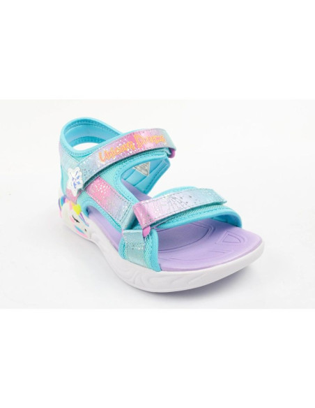 Skechers buty dziecięce sandałki unicorn dreams dla dziewczynki led