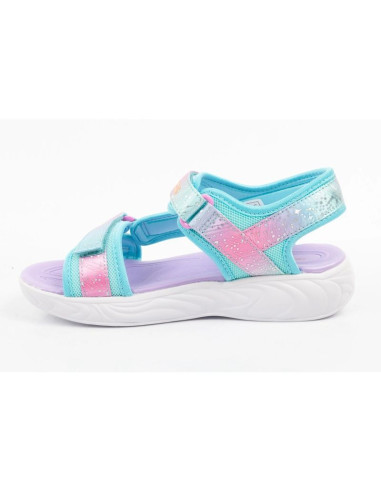 Skechers buty dziecięce sandałki unicorn dreams dla dziewczynki led