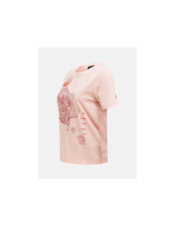 Koszulka peak performance explore graphic tee women różowy 2