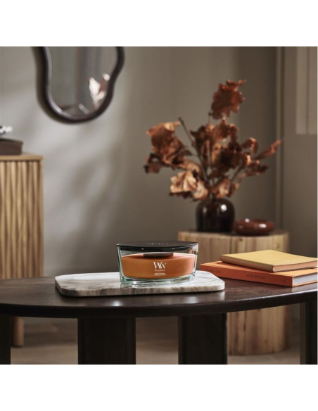 Świeca elipsa pumpkin praline woodwick