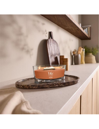 Świeca elipsa saffron smoke woodwick