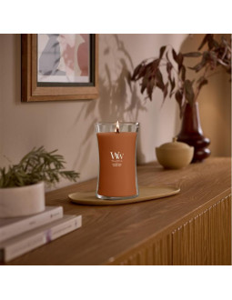 Świeca duża saffron smoke woodwick 2