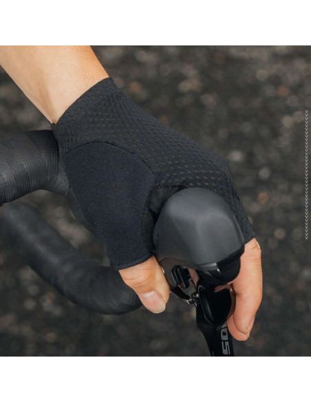 Rękawiczki rowerowe rockbros tls004 road to sky krótkie amortyzujące s - czarne
