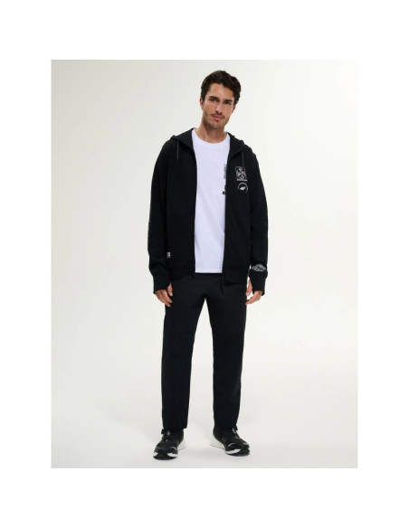 Bluza dresowa relaxed z kapturem męska 4f 4frss26tswsm2923-20s