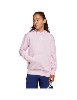 Bluza dla dzieci adidas essentials hoodie różowa jc9773