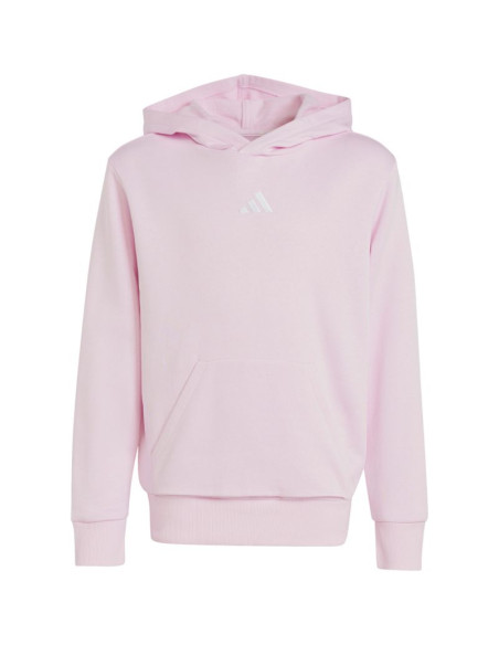 Bluza dla dzieci adidas essentials hoodie różowa jc9773
