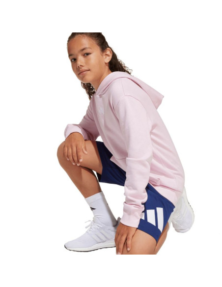 Bluza dla dzieci adidas essentials hoodie różowa jc9773