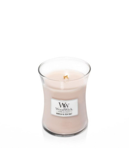 Świeca średnia vanilla & sea salt woodwick