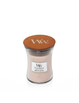 Świeca średnia vanilla & sea salt woodwick 2