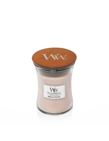 Świeca średnia vanilla & sea salt woodwick