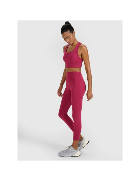 Legginsy treningowe 7/8 z wysokim stanem damskie 4f 4fwaw25tftif361-60s